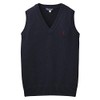 EASTBOY 1226002 Women's Vest, 2nd Cotton Blend, Navy × red