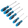 Pro User 6pc Blue Magnetic Chrome Vanadium Pozidriv Screwdriver Set