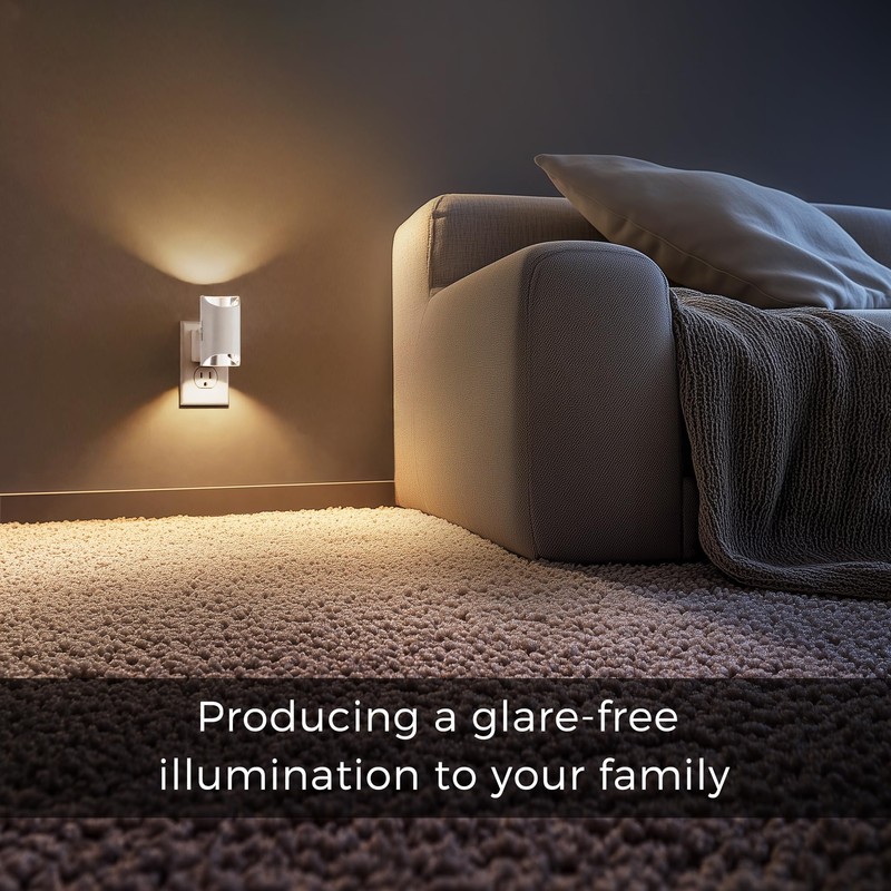L LOHAS LED Night Light, Night Lights Plug into Wall,