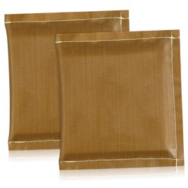 Operitacx Pillow PTFE Material 2pcs 5x5 Inch Brown Non-Stick Heat Resistant Pillow for Heat Pressing