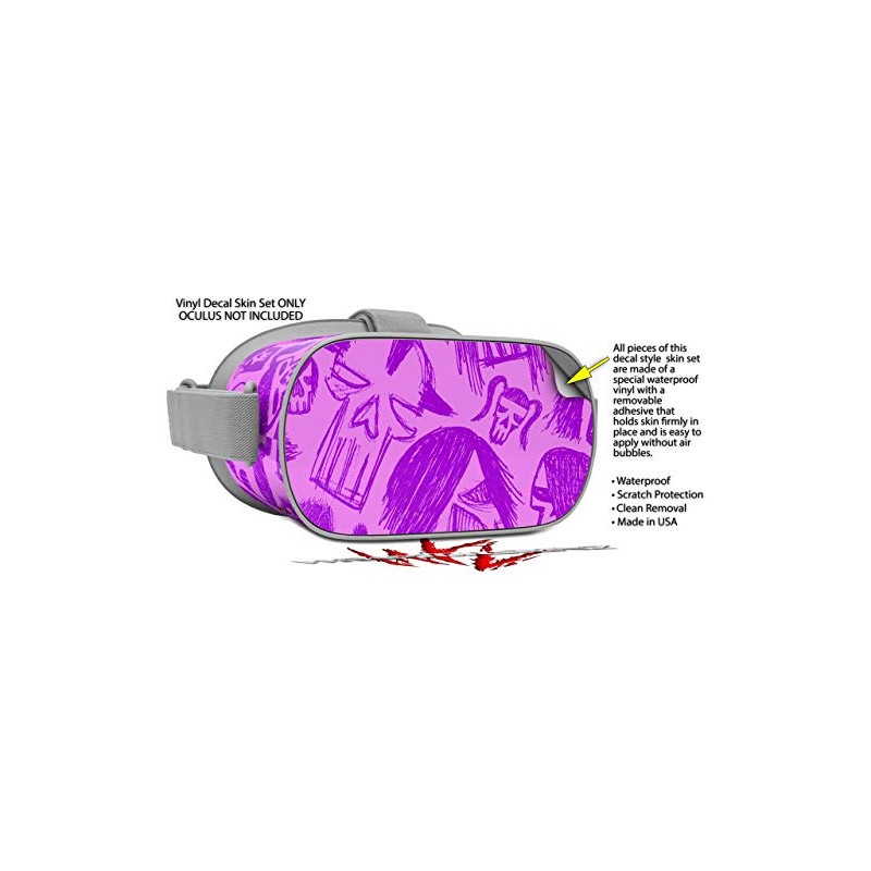 Decal Style Skin Wrap Compatible with Oculus Go Headset -