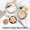 Rorence Stainless Steel Mixing Bowls Set: Non-Slip Silicone Bottom Kitchen