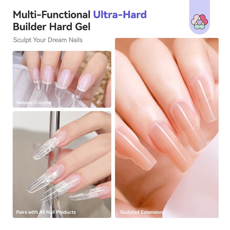 SAVILAND SSProX Ultra Hard Builder Nail Gel: 120 g Clear