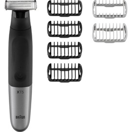 Braun Series X, Tondeuse Hybride Électrique Pour Homme, Visage Et Corps, Avec Lame 4D Innovante, Tondeuse À Barbe Et Rasoir Pour Le Corps, Technologie SkinShield, Sabot Bidirectionnel, Tête Flexible,