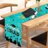 Graduation Table Runner Teal Graduation Table Cover Congrat Grad Class
