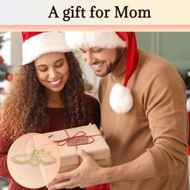 Mothers Day Gifts for Mom Bracelet Mama Beaded Bracelets for Women Mother Birthday Gift Ideas Appreciation Thank You Gifts for Mom on Wedding Day Mother Present Mum Mommy Gifts from Daughter Sons