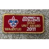 BSA Journey To Excellence Gold Unit 100% Boys LifePatch2011