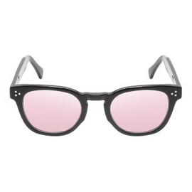Reptile Chelidae Pink Tint FL-41 Reading Glasses +3.75 Black Unisex Blue Light Sensitivity Migraine Glasses FL41 Photophobia