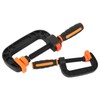 2Pcs C Clamp 2 Inch 3 Inch Adjustable Quick Release