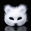 Nueva Máscara De Gato Cola De Zorro De Piel Falsa