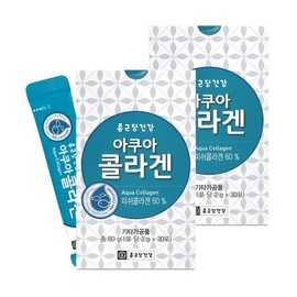 Jonggeun Dang Geongang 종근당건강 아쿠아 콜라겐 60포 펩타이드 피쉬 어류 Jongkundang Health Aqua Collagen 60 Pouches Peptide Fish