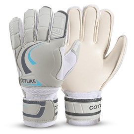 COTLIKE Soccer Goalkeeper Gloves - Soccer Goalie Gloves for Kids Boys Girls Youth & Adult, 4+3MM Super Grip Latex Football Goalie Gloves, Guantes De Portero for Training & Match