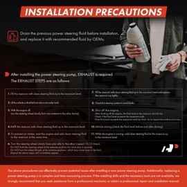 A-Premium Power Steering Pump, with Pulley, Compatible with Subaru Outback 2010-2014, Legacy 2010-2014, 2.5L 3.6L, Replace# 34430AJ020, 34430AJ021