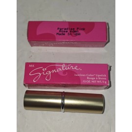Mary Kay 2x MARY KAY Paradise Pink Creme Lipstick Signature .13 oz 550900 New with Box