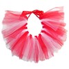 Pawpatu White/Red Tulle Dog Tutu