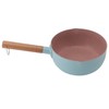 Wooden Handle Milk Pot Aluminum Alloy Multifunctional Flat Bottomed Noodle