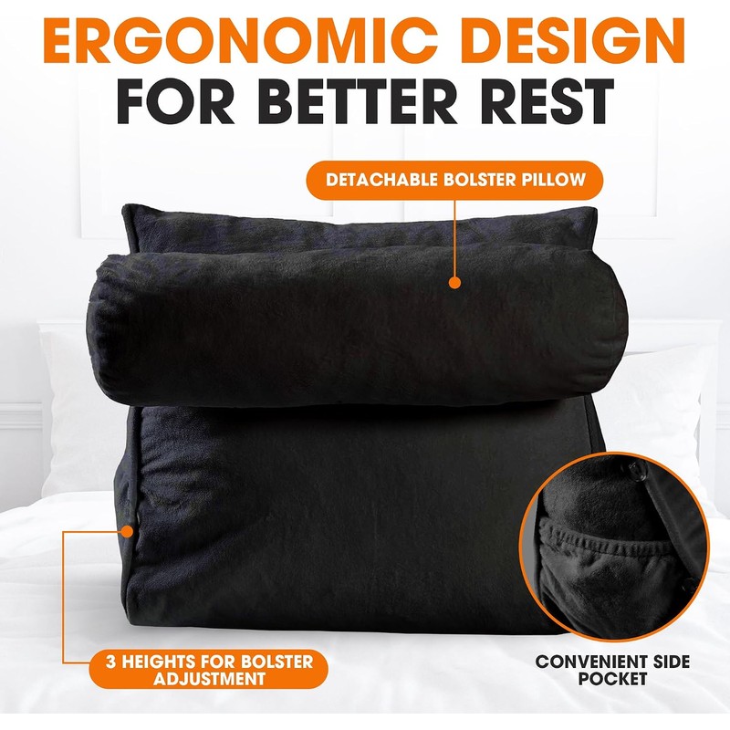 Cojín Wedge Extra Large Cheer Collection – Soporte lumbar y