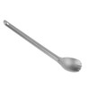 5pcs 2 in 1 Fork Spoon Long Handle Anti Scratch