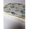 Cushions2u Handmade Scandi Style Birds Ochre Yellow Blue Grey Beige