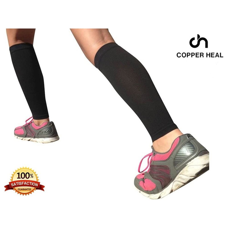 Kalb Copper Compression Sleeves Copper Heal 1 Pair Exercise Calf