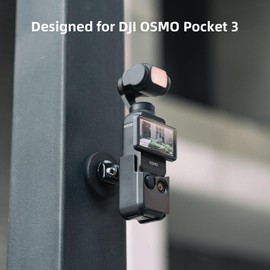 SUREWO Magnetic Camera Mount for DJI Osmo Pocket 3, Magnetic Camera Desktop Base Stand Extension Adapter Mount Bracket for DJI Osmo Pocket 3 Accessories