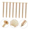 CAXUSD 8pcs Stainless Steel Survey Stakes Garden Stake for Yard
