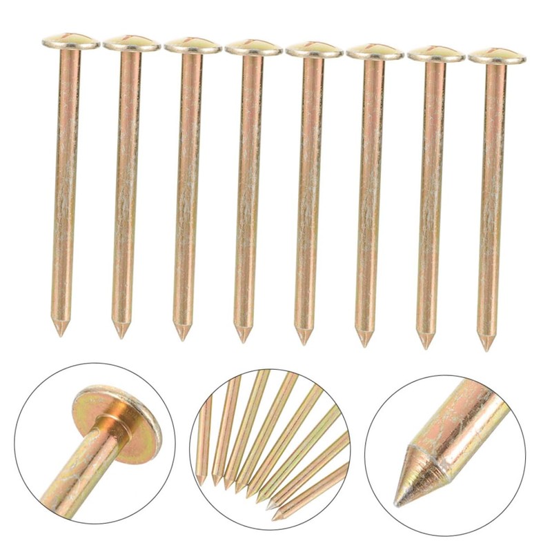CAXUSD 8pcs Stainless Steel Survey Stakes Garden Stake for Yard