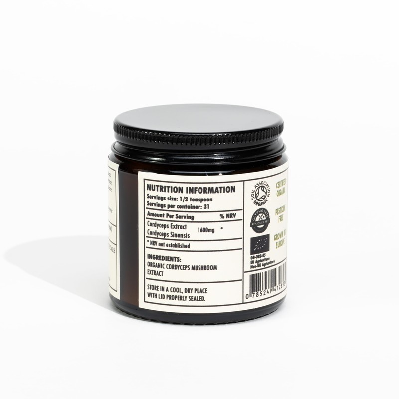 Hirsch Organic Cordyceps Sinensis High Strength Extract Powder - Organically