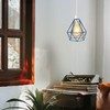 LEDSone Modern Geometric Easy Fit Diamond Pendant Ceiling Light Lampshade