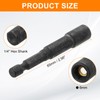 HARFINGTON Magnetic Nut Driver 6mm Hex Drive Socket CR-V Steel