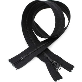 JN #5 Closed Bottom Slipcover & Upholstery Zipper - Color: Black - Choose Your Length (1 Zipper Per Pack) (Black - 48" Inches)