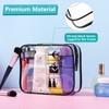 Oderra 2 Borse da Valigia Trasparente, TSA Beauty Case da