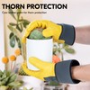 Vgo... Gardening Gloves in Cowhide Leather, Safety Work Gloves for