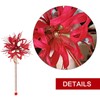 Red Spider Lily Flower Hair Clips,Handmade Lycoris Radiata Flower Hairpin