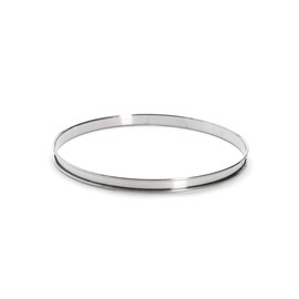 de Buyer - Runder Tortenring aus Edelstahl - Durchmesser 26 cm, Höhe 2 cm - 3091.26N