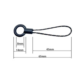 2.5" Hand Wrist Phone Lanyard Nylon Connect Line Adapter Pendant for Flash Drives, Keys, Keychain, Id Badges, Badge Holder, 50 pcs