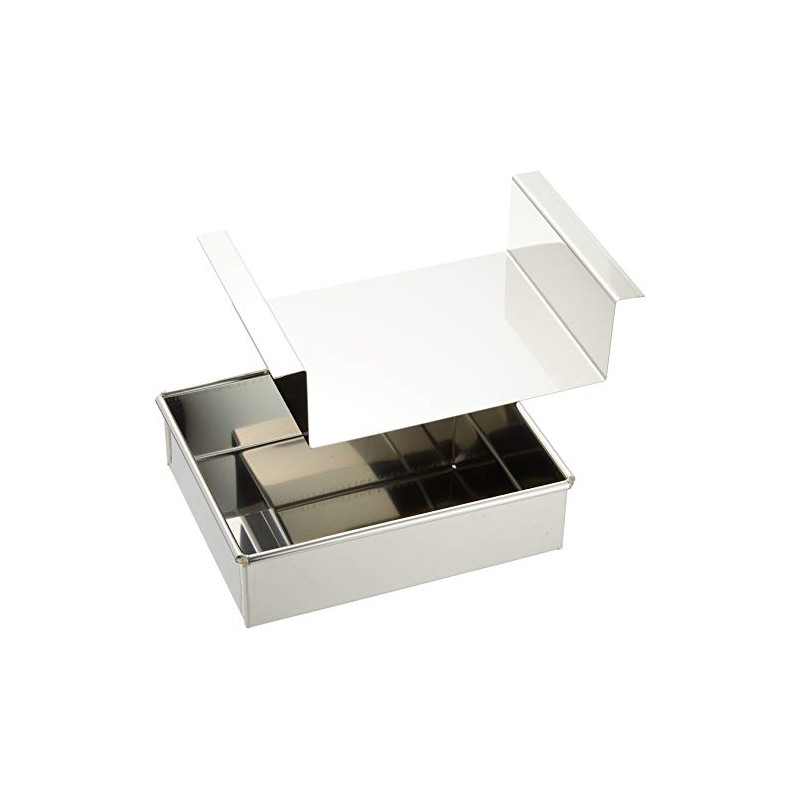 Endoshoji TKG ATM08012 Egg Tofu Agar Jelly Mold, Rectangular, Stainless