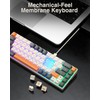 Solakaka SK968 60% Wired Gaming Keyboard,RGB Backlit,USB-C, Compact Mini Keyboard