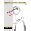 Pin Hooks 50-Piece Set, Load Capacity 1KG, Nail-Free Hooks, Invisible