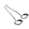 Xowine Cucharones pequeños de acero inoxidable para salsa, juego de