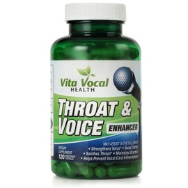 VitaVocal Throat & Voice Enhancer Eliminates or Reduces Hoarseness, Restores Vocal Clarity Amazing Voice Remedy for Vocal Troubles for Singers, Actors, Public Speakers