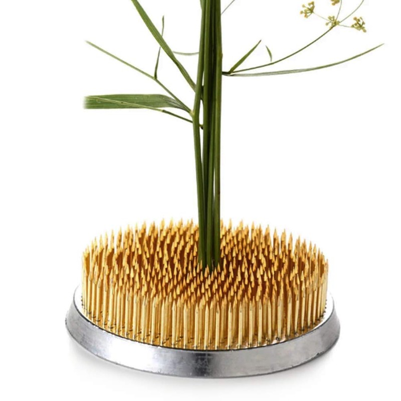 SteelFever Large Flower Frog Flower Round Holder Flower Arranging Bases