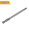 HARFINGTON 5pcs H4.0 Hex Head Drill Bit Wrench 4mm Metric