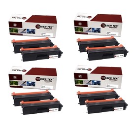 Laser Tek Services Compatible Extra High Yield Toner Cartridge Replacement for Brother TN-439 Works with Brother HLL8360CDW L8360CDWT, MFCL8900CDW Printers (Black, Cyan, Magenta, Yellow, 8 Pack)