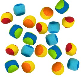 Tropchou 20 Pcs Sticky Balls for Recreation Exercise Kids Adults Soft Ball Velcro
