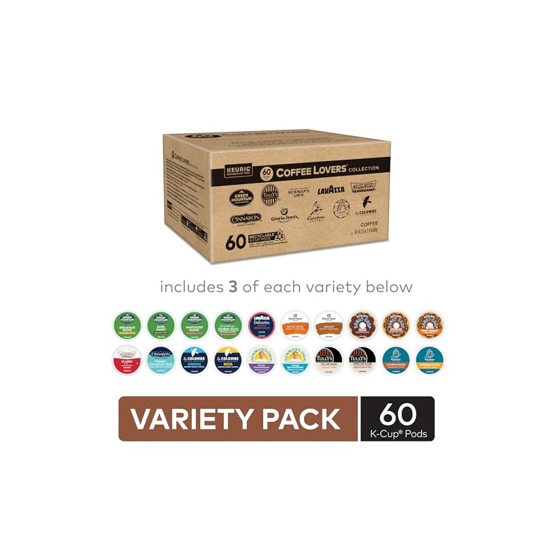 Keurig® Coffee Lover's Collection Variety Pack, Keurig Single Serve K-Cup