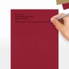 8 1/2 x 11 Cardstock - Garnet Red (50 Qty.)