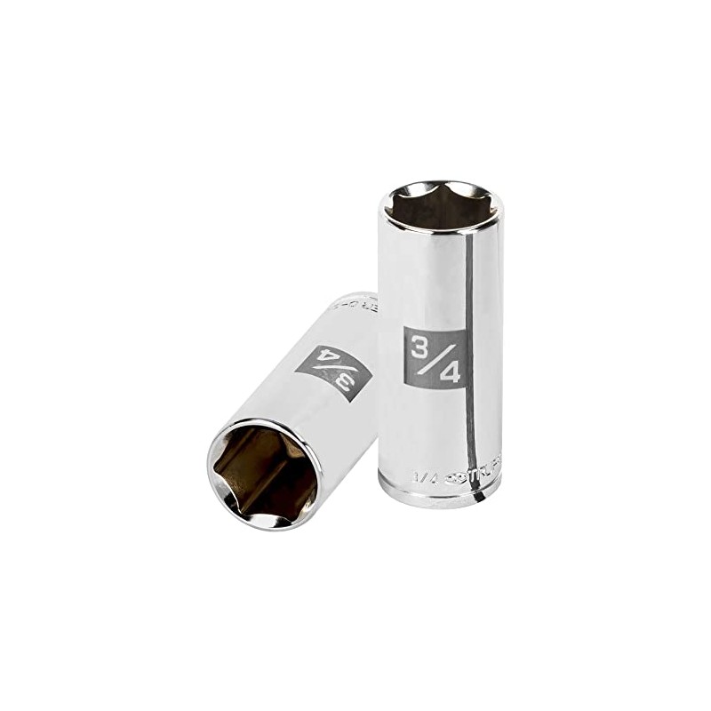 Truper D-3824-HL, Dado largo de 6 puntas std, 3/4", cuadro