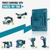 6 Packs Tool Holder for Makita 14.4V-18V ,Drill Organizer Wall
