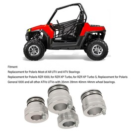 KLLJRFW 4Pcs Wheel Bearing Greaser Tool Compatible with Ranger RZR and Most UTV ATV Polaris Can-Am Replacement 293350109 Inner Dimension of 35mm+39mm+40mm+ 44mm